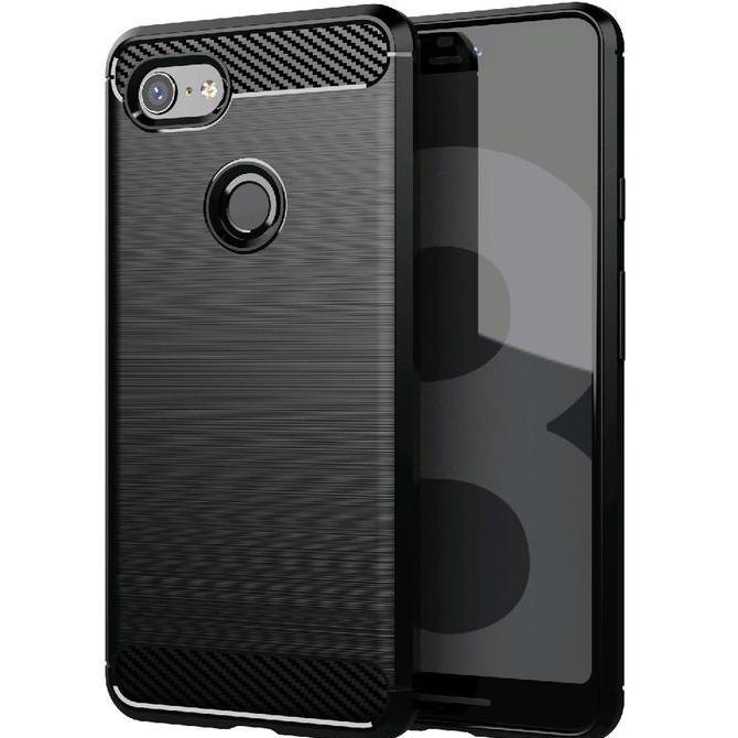 DI158 >> CASE SESUAI UNTUK GOOGLE PIXEL 3 / 3XL / PIXEL 3A / 3A XL CASE CARBON FIBER SLIM FIT CASING
