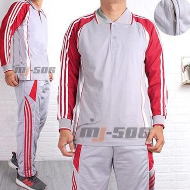 Stelan Training Kaos Olahraga Pria & Wanita Lengan Panjang