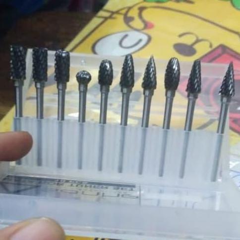 PHRENA Mata Bor Rotari Tuner 1 set isi 10