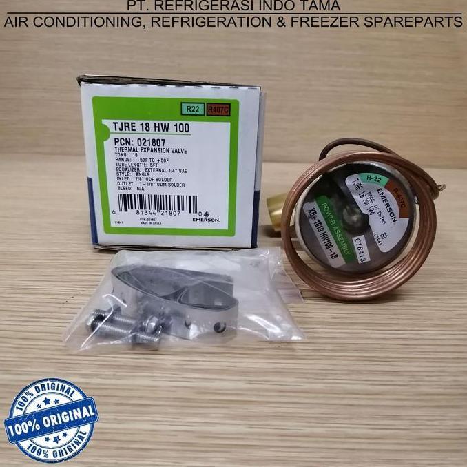 MARIGOLD Emerson R22 TJRE 18 HW 100 - Copeland TJRE 18 HW 100 Expansi Valve - Expansion