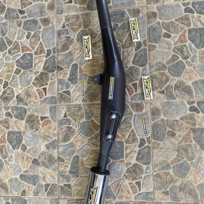 knalpot fizr std racing tameng hitam motor motorcycle Kendaraan Original