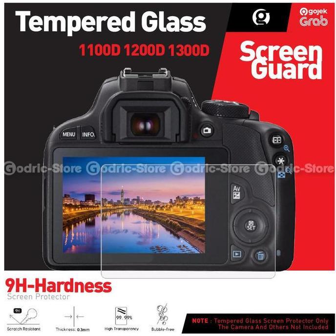 IRIS- Tempered Glass for Canon 1100D 1200D 1300D 1400 1500D 2000D Anti Gores