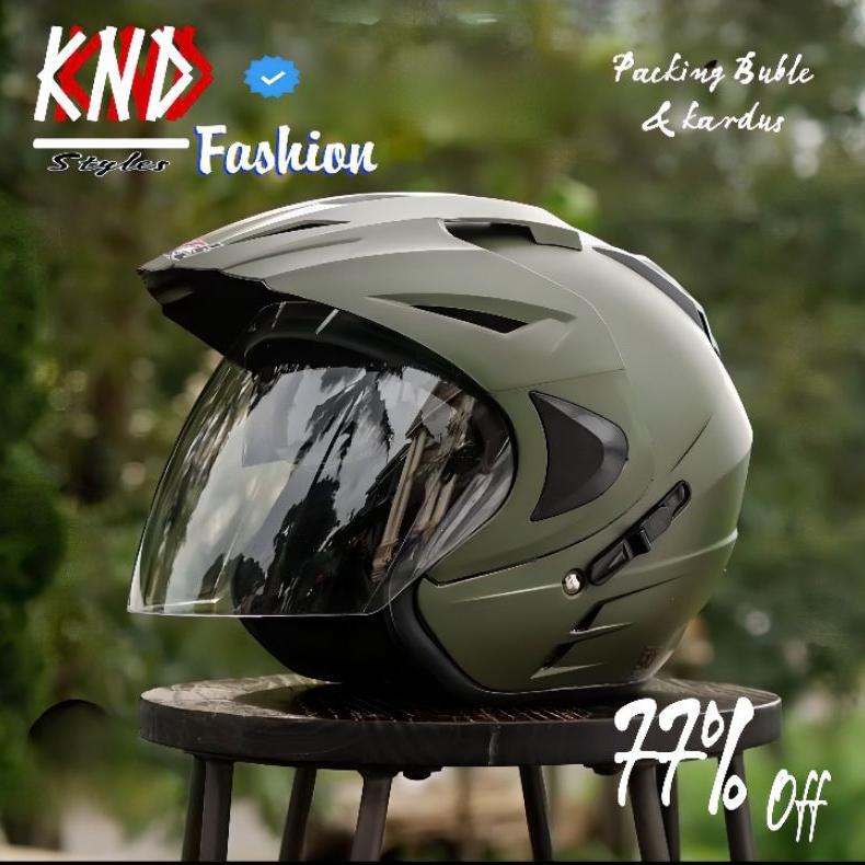 Helm Ink Ykt Double Visor Original SNI  - Helm Premium Dewasa Pria Wanita , Motocycle