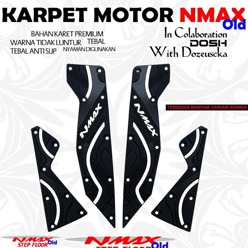 Karpet Motor Nmax Old Pijakan kaki bahan karet asli Pijakan Kaki Nmax Alas Kaki Nmax