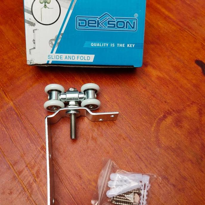 RODA PINTU LIPAT RODA ATAS LIPAT PINGGIR MERK DEKKSON RODA FOLDING PINTU DEKSON
