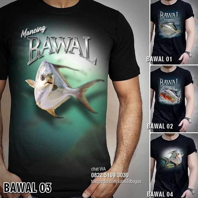 TERMURAH - Baju KAOS MANCING IKAN BAWAL Fishing Klub Mancing Kaos TEMA MANCING