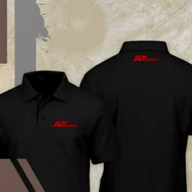 DY16 - BAJU - KAOS POLO SHIRT EKSPEDISI JNT EXPRESS LOGO KECIL - POLO SHIRT