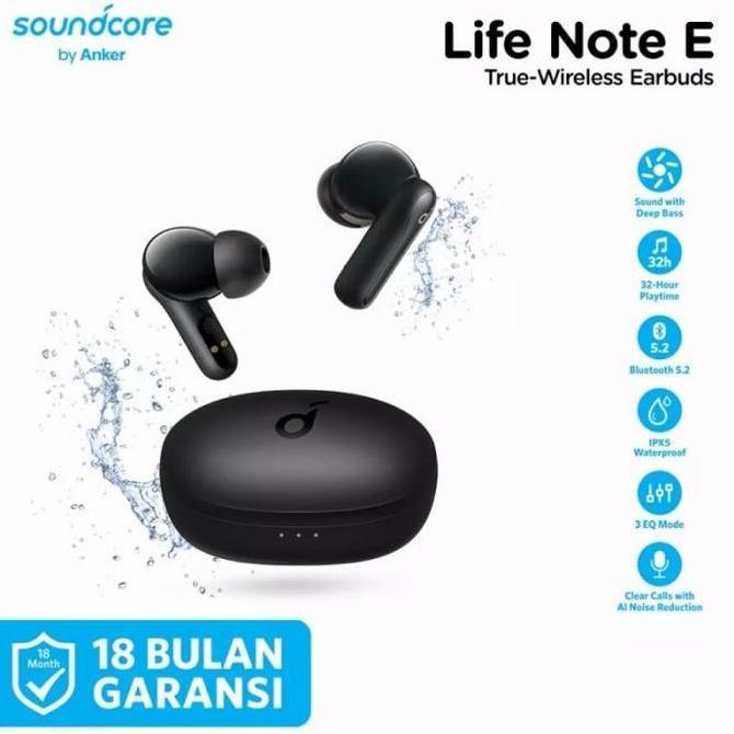 TWS Anker Soundcore Life Note E True Wireless Earphone Ori Anker A3943 Original