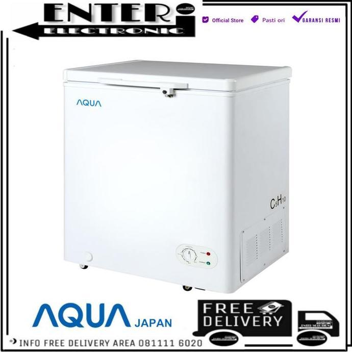 NEW AQUA JAPAN AQF160W - CHEST FREEZER AQUA SANYO 161 L 150 L AQF 160 W