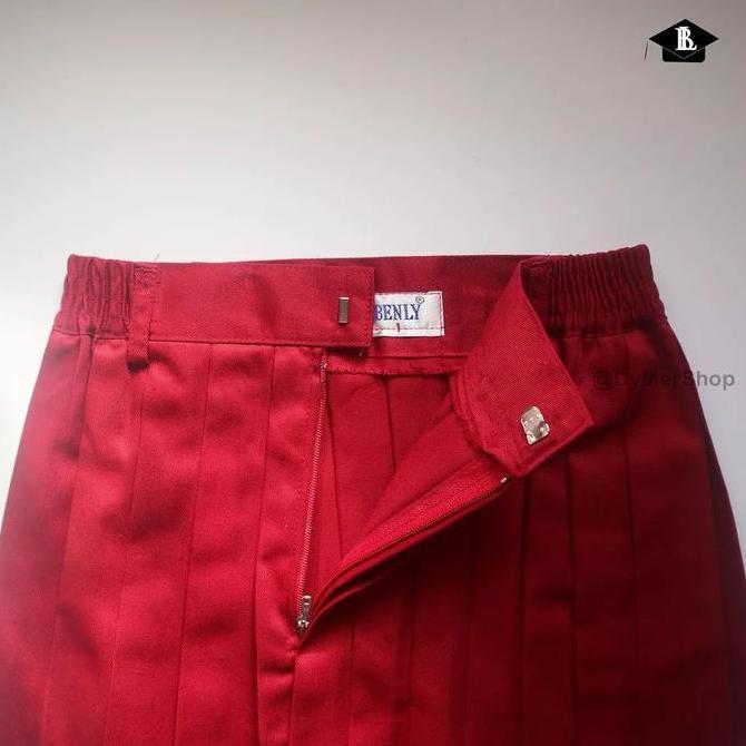 BENLY Rok SD Pendek / Seragam Sekolah / Rok Sekolah