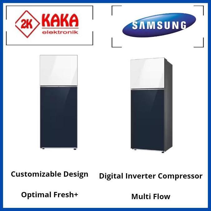 TERBARU - SAMSUNG RT42CB66208A KULKAS BESPOKE 2 PINTU INVERTER 415 LITER RT42CB6620ASE RT42