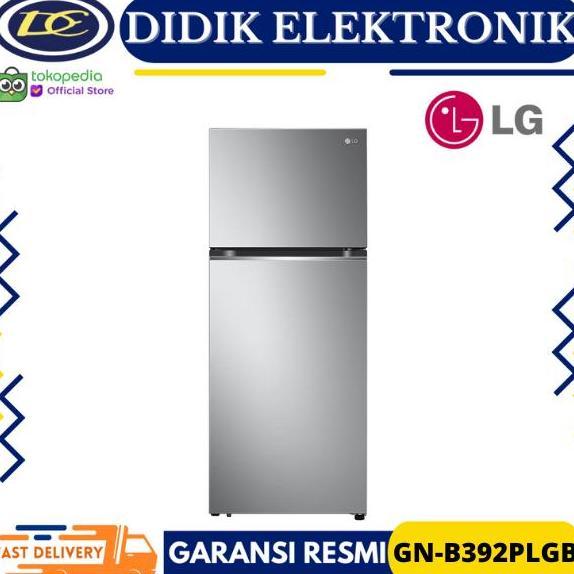TERBARU - LG GN-B392PLGB Kulkas 2 Pintu 395L LINEAR Cooling GNB392PLGB