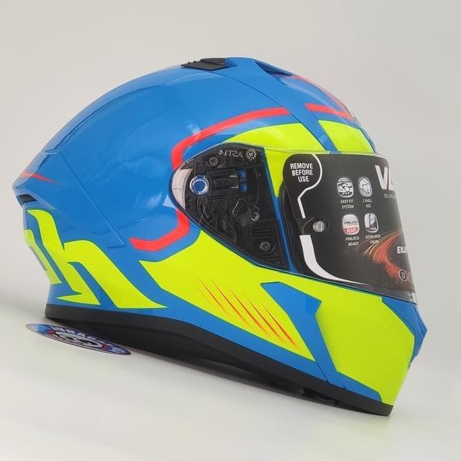 AIROH VALOR MARSHALL AZZURE FULL FACE