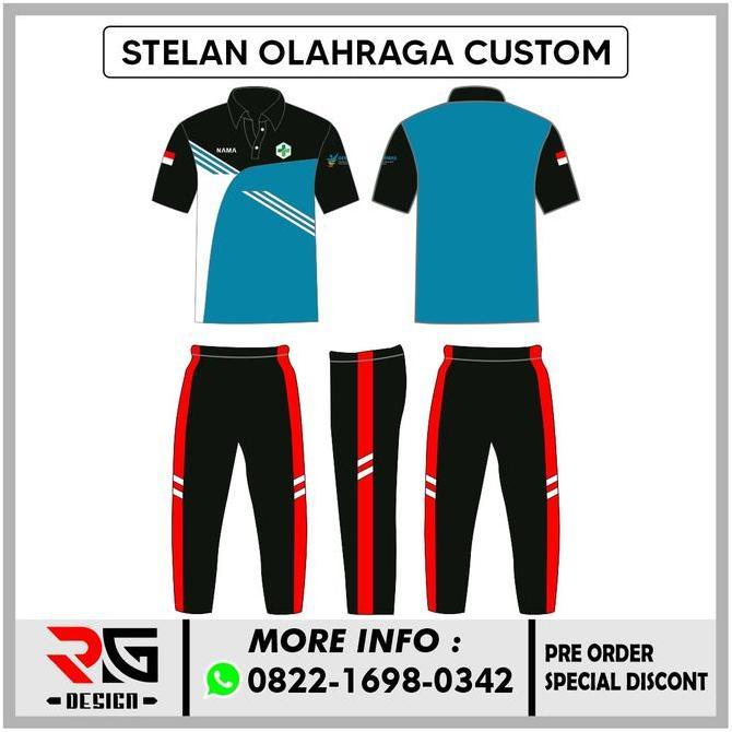 Baju Stelan Kaos Olahraga Anak Sekolah SMP / SMA 2023