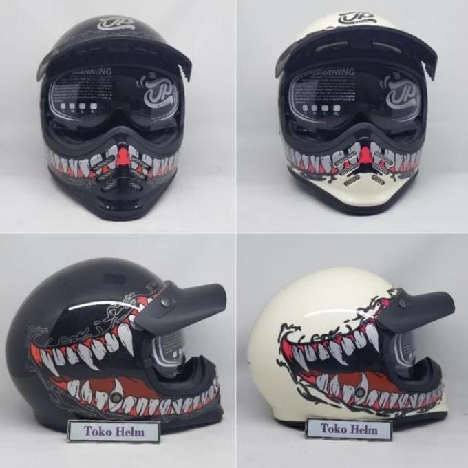 Helm cakil JPX JP retro sinature SG06 venom