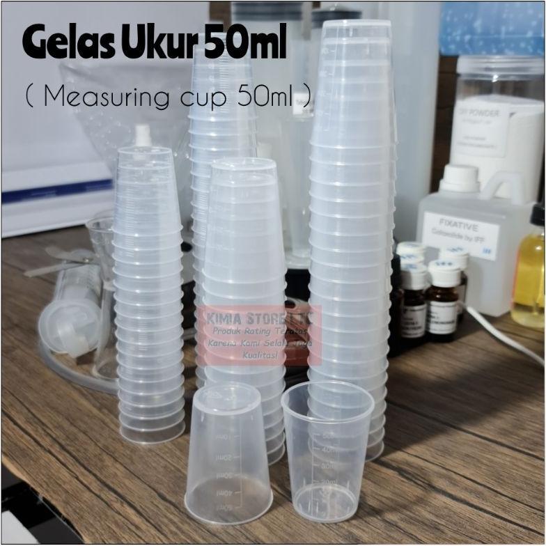 Bisa Cod Gelas Ukur 50Ml / Takaran 50Ml ( Measuring Cup 50Ml ) / Gelas Ukur / Gelas Takar 50Ml ||