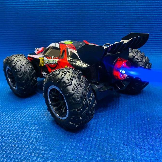 Mobil Remot RC Offroad Buggy Spray Asap Efek Nyala Lampu Led Dan Musik - Control, Remote, Toys Maina