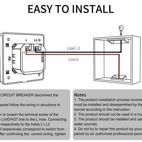 ARBIT Smart Home ZigBee Wall Switch Without Neutral line TUYA - White