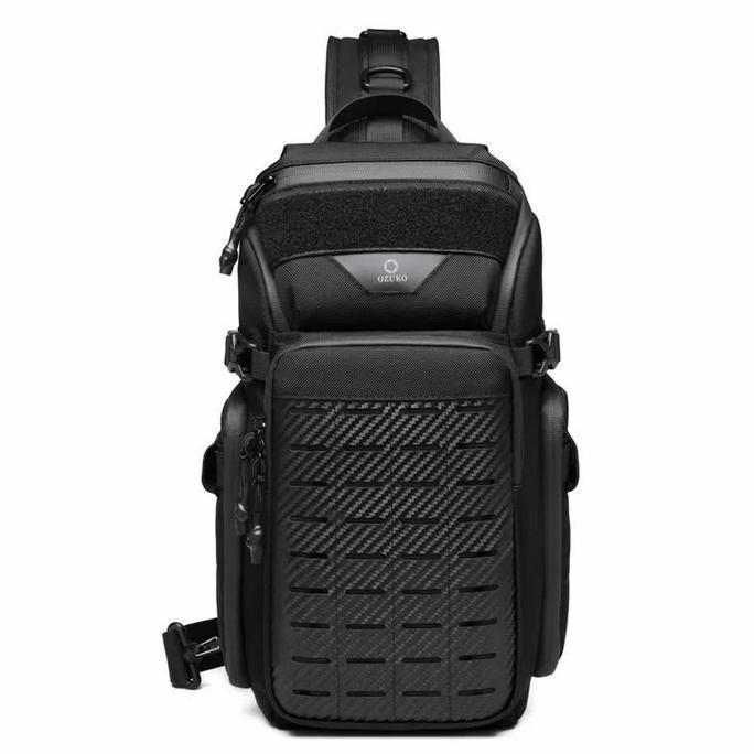 Promo OZUKO Sling Bag #9680 - Tas Selempang Multifungsi Pria sling Cowok COD