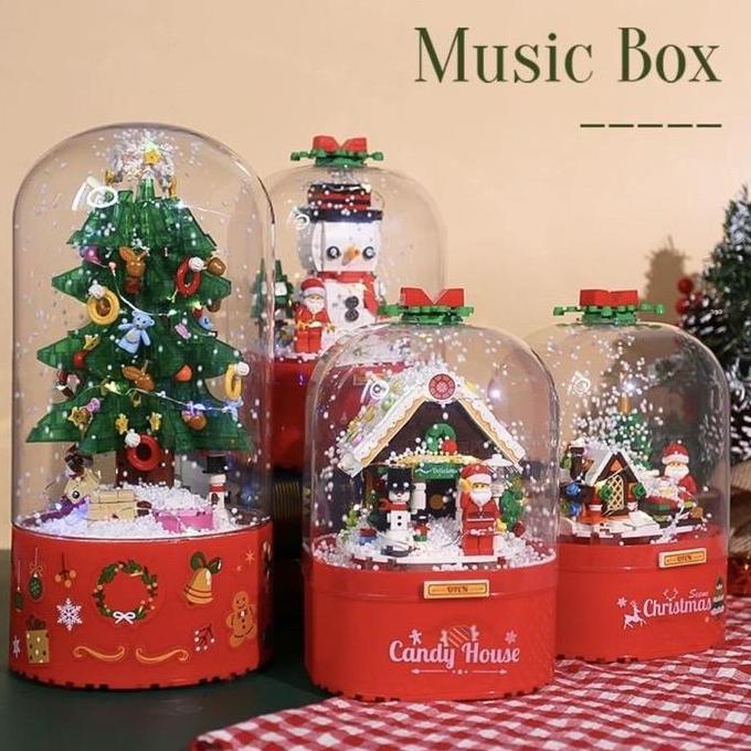 Sembo Block 601090 Christmas Snow Globe With Santa Claus LM