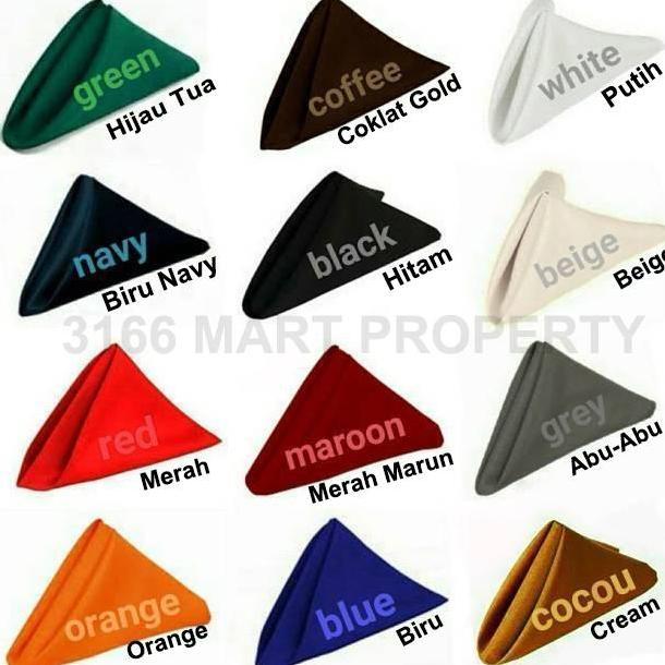 Promo Napkin Hotel Folding Napkin Dinner Napkin Cotton Napkin Serbet