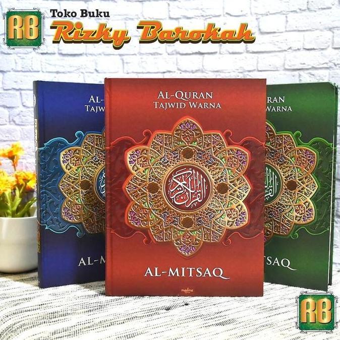 Al Quran A4 Al Mitsaq Tajwid Warna - Al Quran Non Terjemah