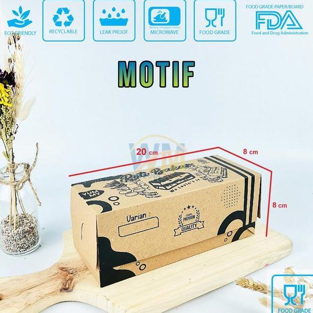 Isi 45Pcs Kardus Roti Bakar Bandung Box Roti Bakar Uk 20X10X8 Kardus Roti Bakar 20X8X8 Dus Roti Gemb