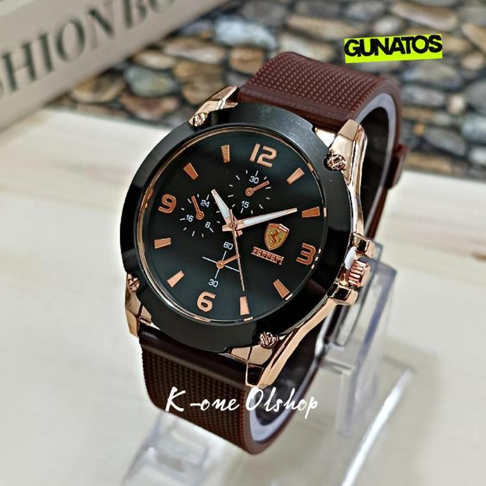 Promo Meriah df-7 Jam Tangan Pria Tali Karet Benetton Super Keren Jam Tangan Kasual Pria Terbaru Jam