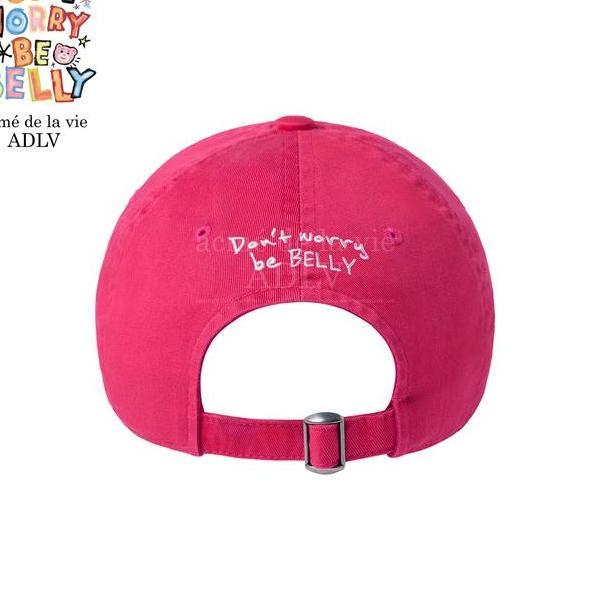Ad Clover Belly Ball Cap Pink Topi Branded Wanita Pria Korea Acme De La Vie