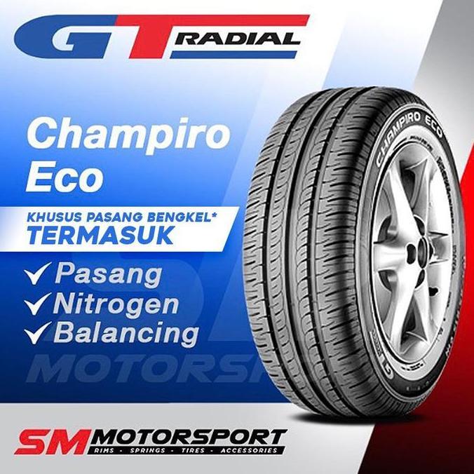 Bnr Ban Mobil Gt Radial Champiro Eco 185 60 R14 14 Promo