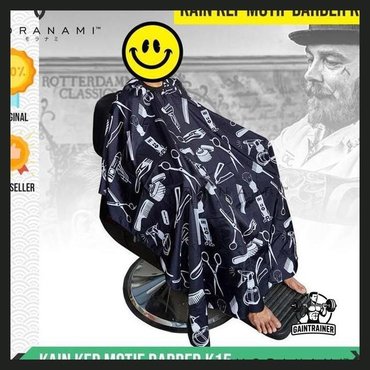 (BARBER) KAIN KEP KAIN POTONG RAMBUT KAIN BARBER KAIN CUKUR RAMBUT MOTIF K15 POTONG RAMBUT CUKUR