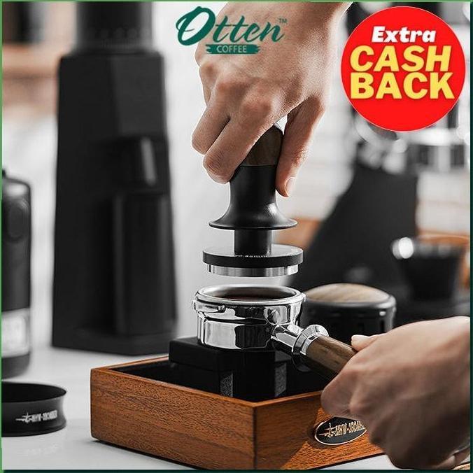 MHW-3BOMBER - Flash Flat Tamper Espresso 30lbs 51mm - Constant Pressure Sound Feedback Tamper Kopi U