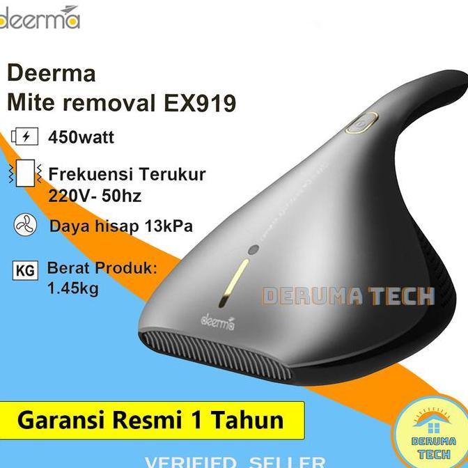 Deerma Vacuum Cleaner UV Anti Dust Mites Pembersih Tungau Kasur Karpet