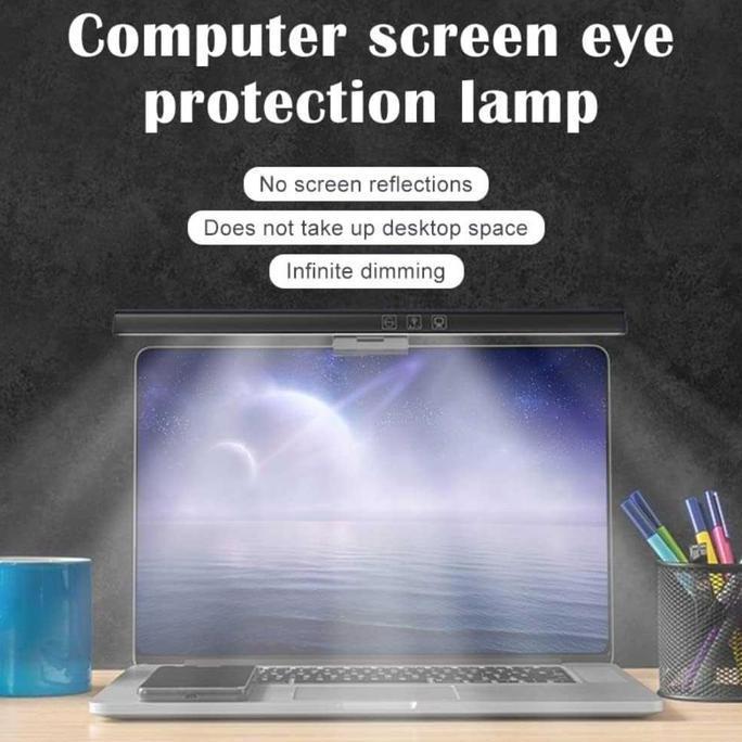 Lampu Monitor PC Curved Monitor Laptop 24 inch Komputer Lampu LED Layar 14 Inch Clip Hanging Lamp Ey