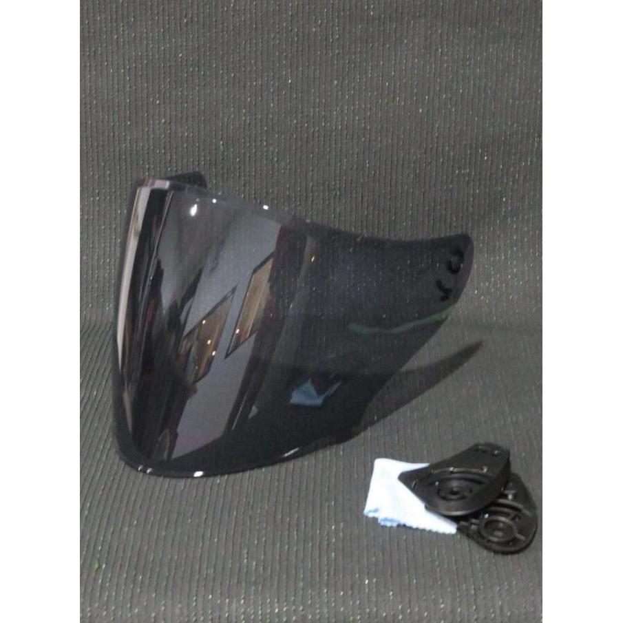 KACA FLAT VISOR OSBE KYT PNP VENOM IRIDIUM KYT DJ MARU