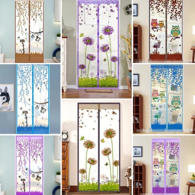 Tirai Magnet Anti Nyamuk- Tirai Pintu Magnet, Tirai Jendela D