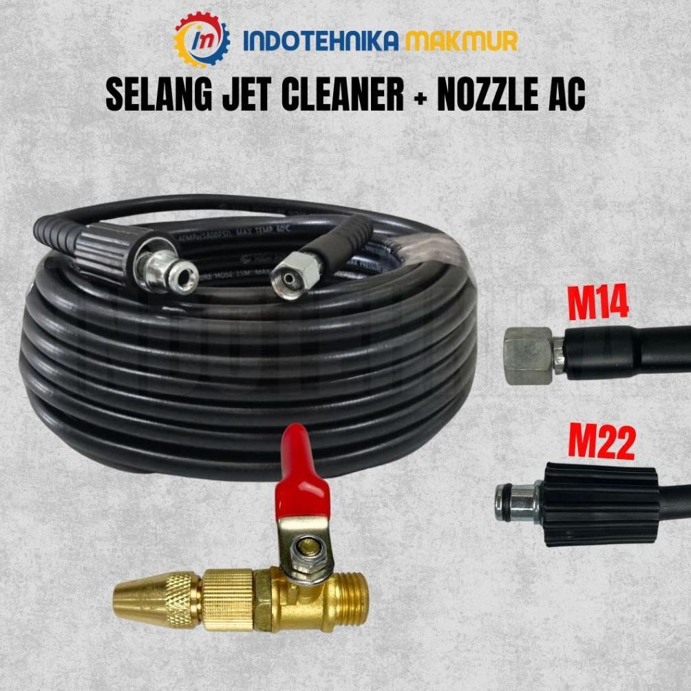 Paket Selang Jet Cleaner + Nozzle AC Cleaner Cuci AC Nozzle jet cleaner