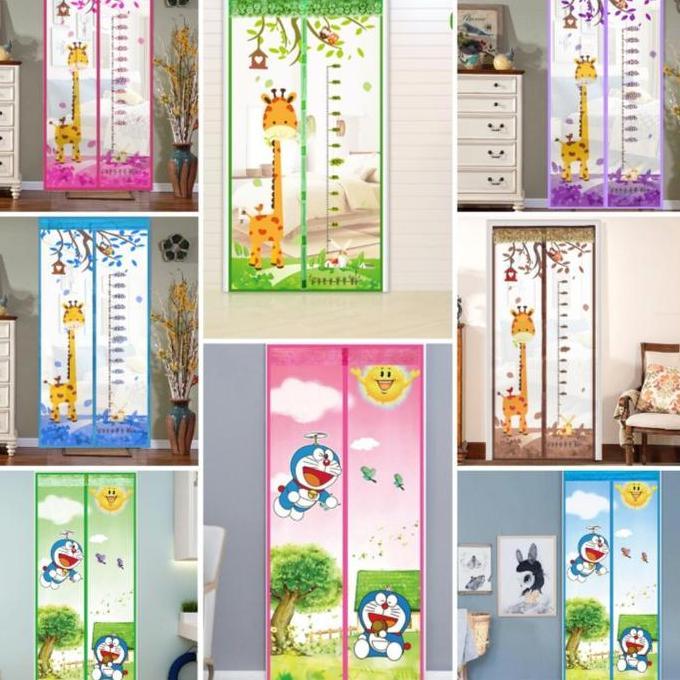 Tirai Magnet Anti Nyamuk- Tirai Pintu Magnet, Tirai Jendela A