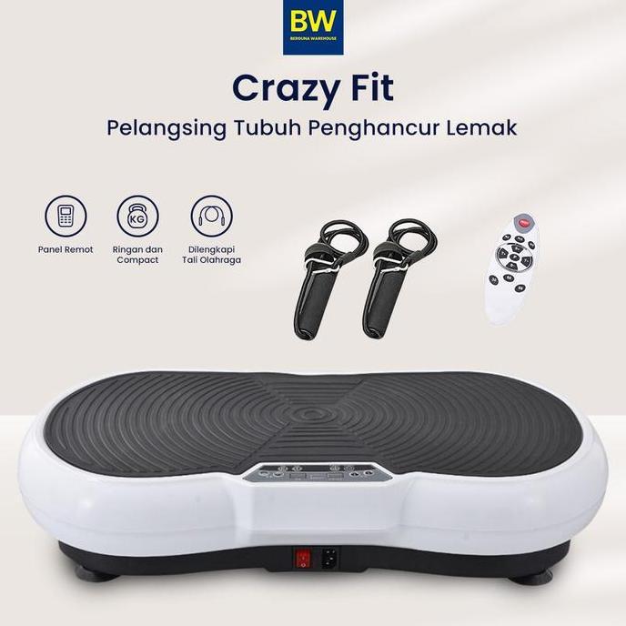 Crazy Fit Alat Fitness Getar Lejel Vibe Tone Massager Terapi Crazyfit