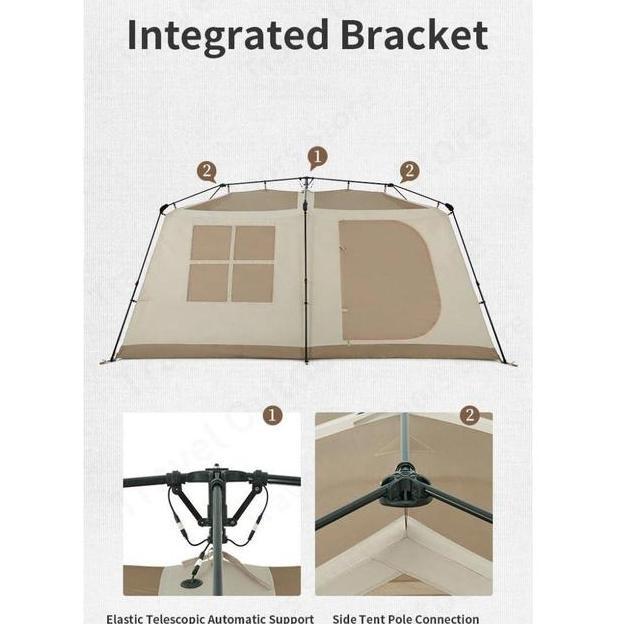 Tenda Village 13 Otomatis Camping / Glamping Naturehike Cnh22Zp004