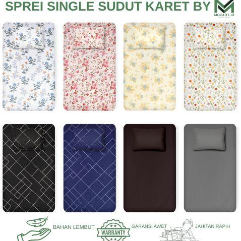 Sprei seprei single sudut karet ukuran 90x200x10/20 - Sprei 90X200X10 90X200X20 90X200X25 90X200X30