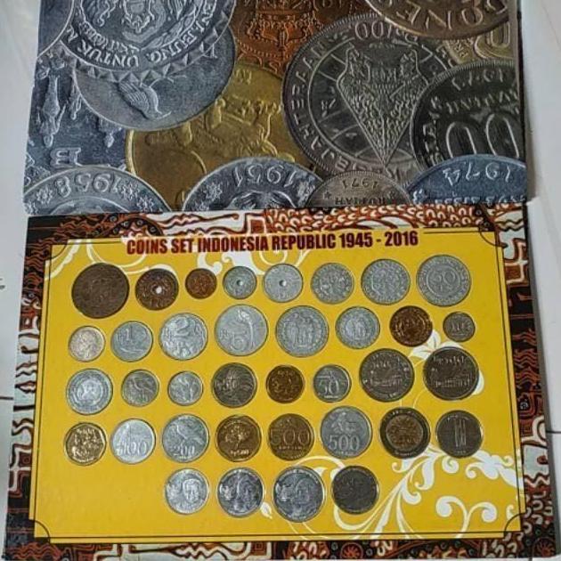 Set lengkap uang kuno koin indonesia lengkap dari 1945 sampai sekarang SMR