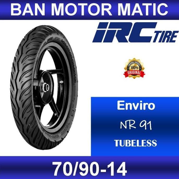 Ban Tubles Irc 70 90 ring 14 ban depan motor matic mio lama sporty