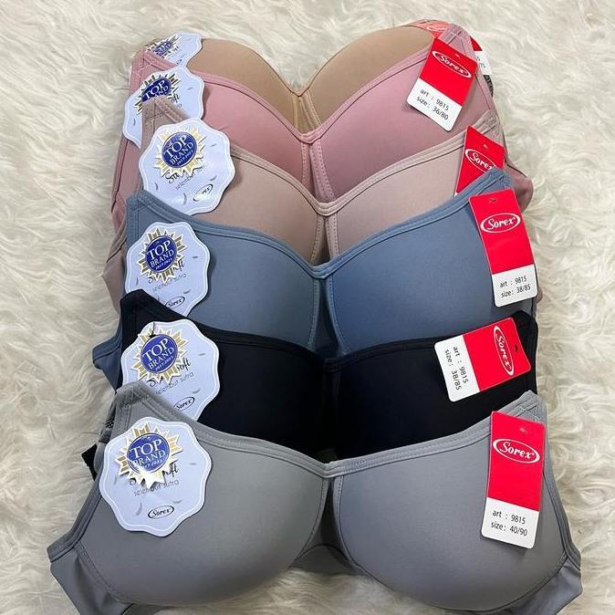 Promo Bra sorex silky soft Bh harian busa tanpa kawat lusinan COD