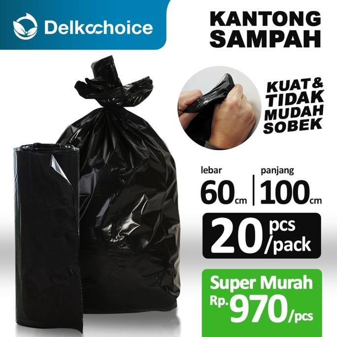 Kantong Plastik Sampah Besar Trash Bag 60X100