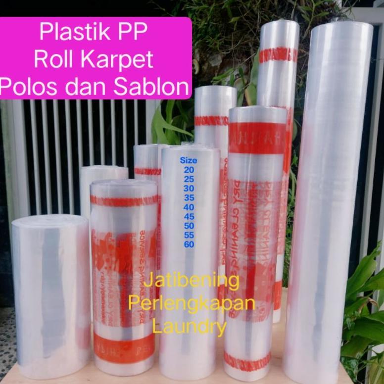 Plastik karpet  SABLON & Polos / PP Roll karpet 1 kg/ plastik Roll laundry