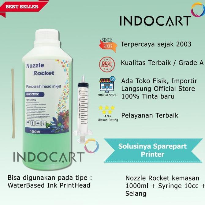 Nozzle Rocket Cleaner-Pembersih head inkjet printer HP Canon Epson-1L