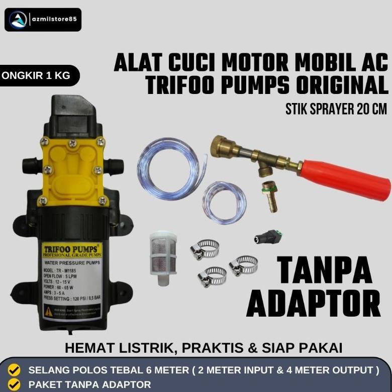 PAKET CUCI MOTOR / AC / DINAMO PUMP / MESIN STEAM JET CLEANER TANPA ADAPTOR Nozzle jet cleaner