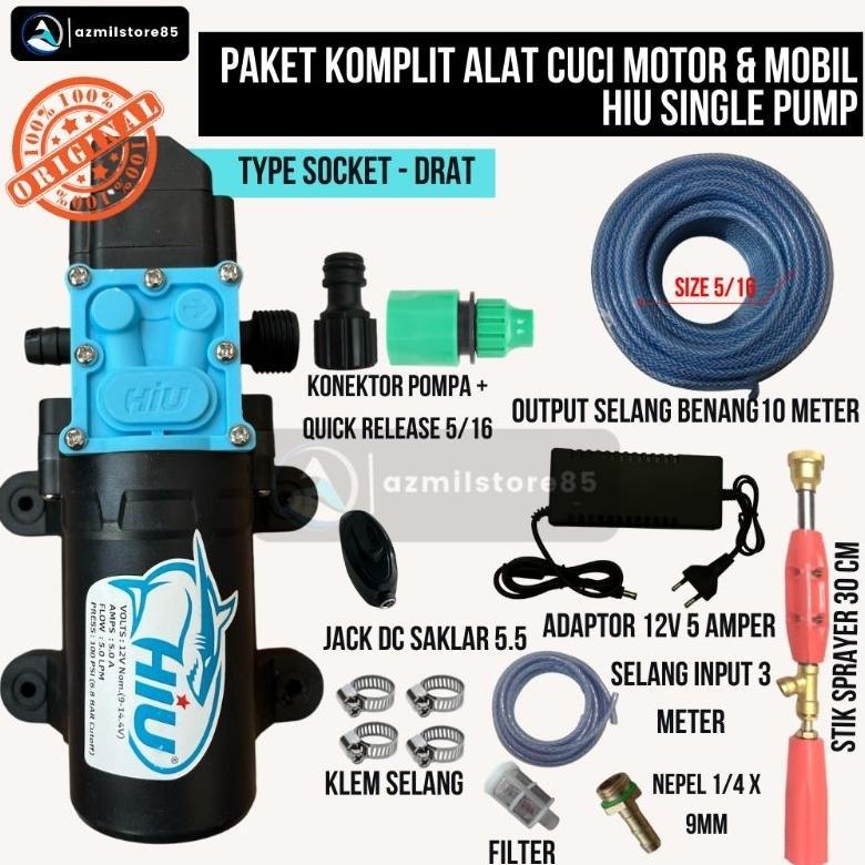 Alat Cuci Motor Mobil AC DINAMO HIU Nozzle jet cleaner