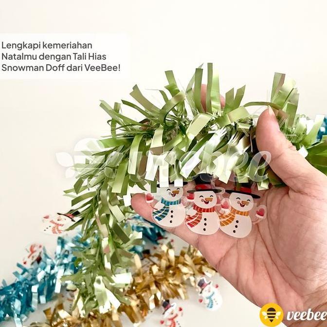 @=@=@=@=] Tali Hias Natal Motif Snowman Doff | Slenger Natal | Slinger Natal | Tali Hias Pohon Natal